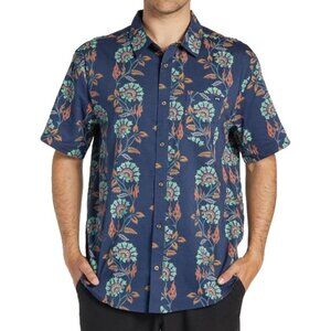 Billabong Sundays Surf Men's Button front Shirt Blue NEW size SMALL